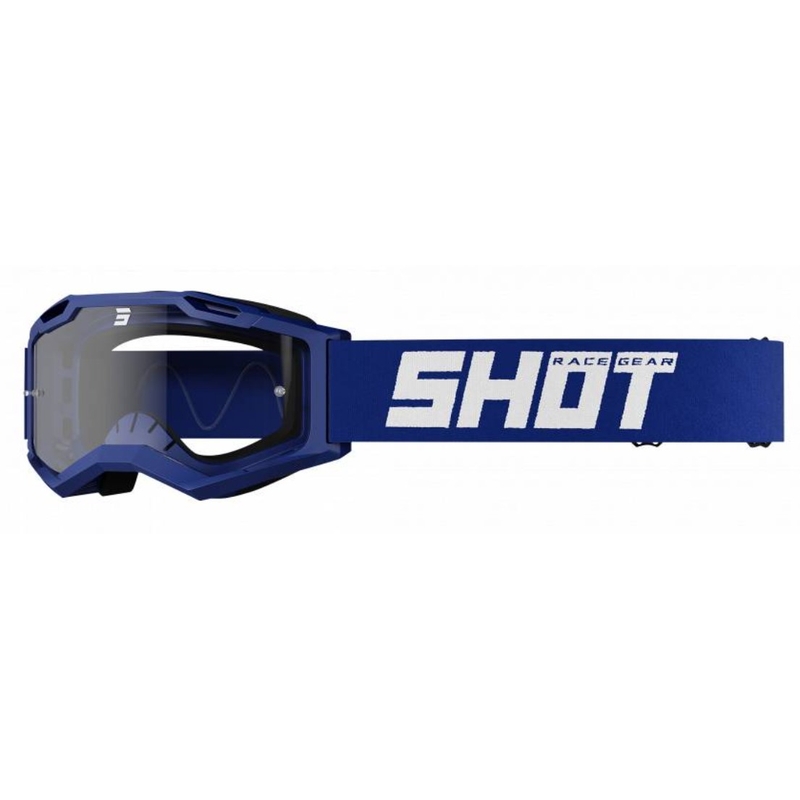 Lunettes de motocross Shot Assault 2.0 Bleu uni