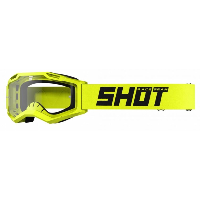 Lunettes de motocross Shot Assault 2.0 Solid fluo yellow