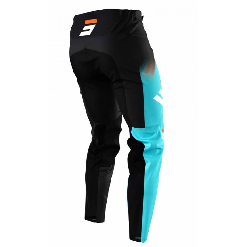 Shot Devo Versus Motocross Pants noir et turquoise soldes