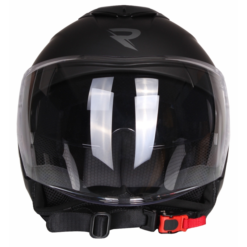 Casque moto Open Street Racer Pilot Black Matte