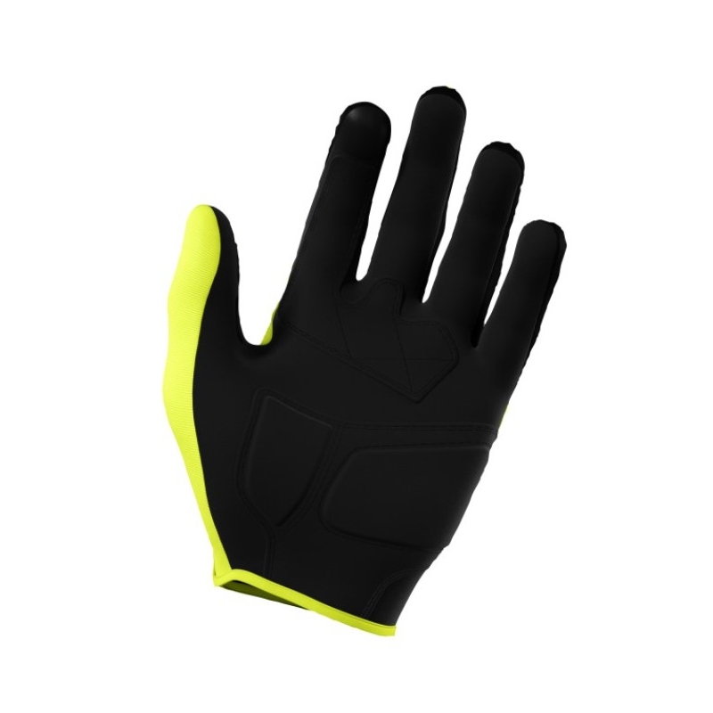 Gants motocross Shot Vision jaune fluo soldes