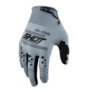 Gants de motocross Shot Vision gris