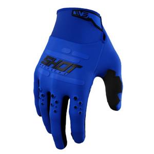 Gants de motocross Shot Vision bleu