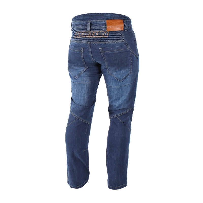 Kevlarové jeansy na motorku Ayrton 505 modré - II. jakost