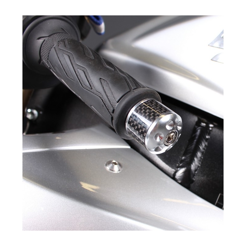 Embouts de guidon R-TOOL argent