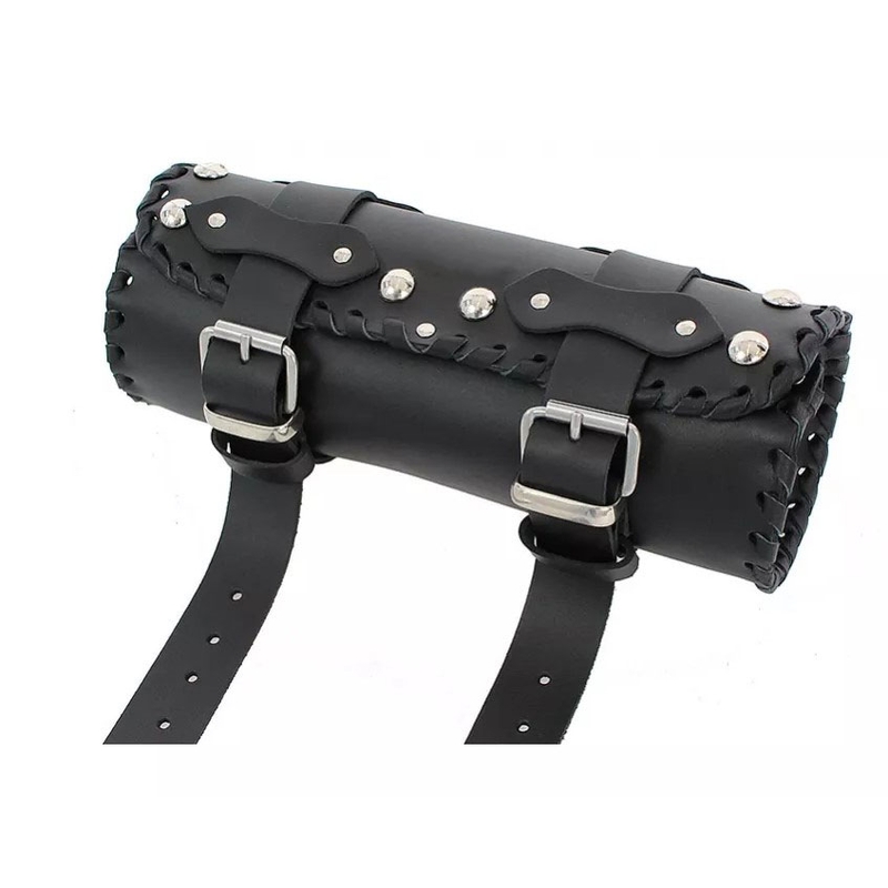 Roulettes en cuir pour moto Chopper/Custom RSA-1B