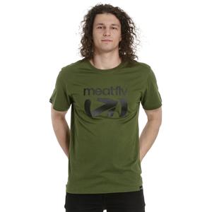 T-shirt Meatfly Podium vert soldes