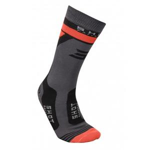 Chaussettes Shot Race 2.0 gris-orange