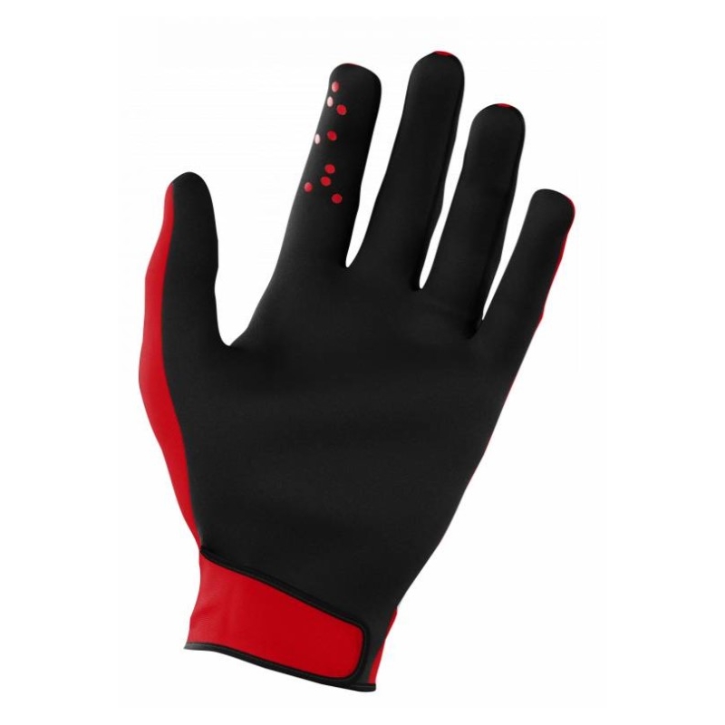 Gants de motocross Shot Devo Skin noir-blanc-rouge