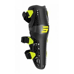 Genouillères Shot Airflow noir-jaune fluo