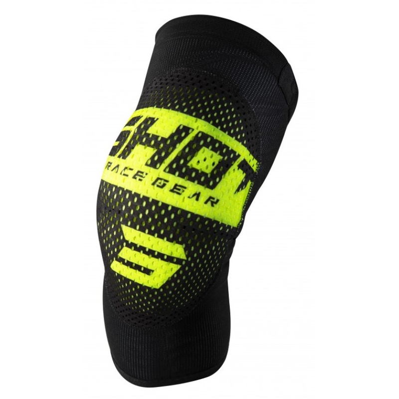 Genouillères Shot Airlight noir-jaune fluo