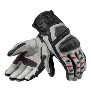 Gants moto Revit Cayenne 2 argent-noir