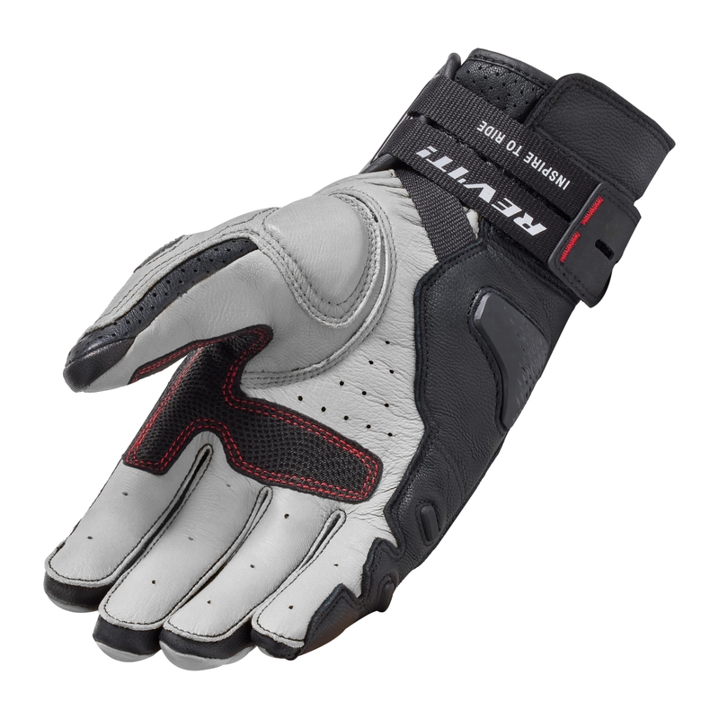 Gants moto Revit Cayenne 2 argent-noir