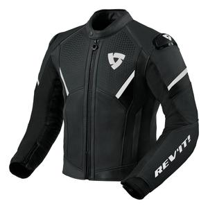 Veste de moto Revit Matador noir et blanc soldes