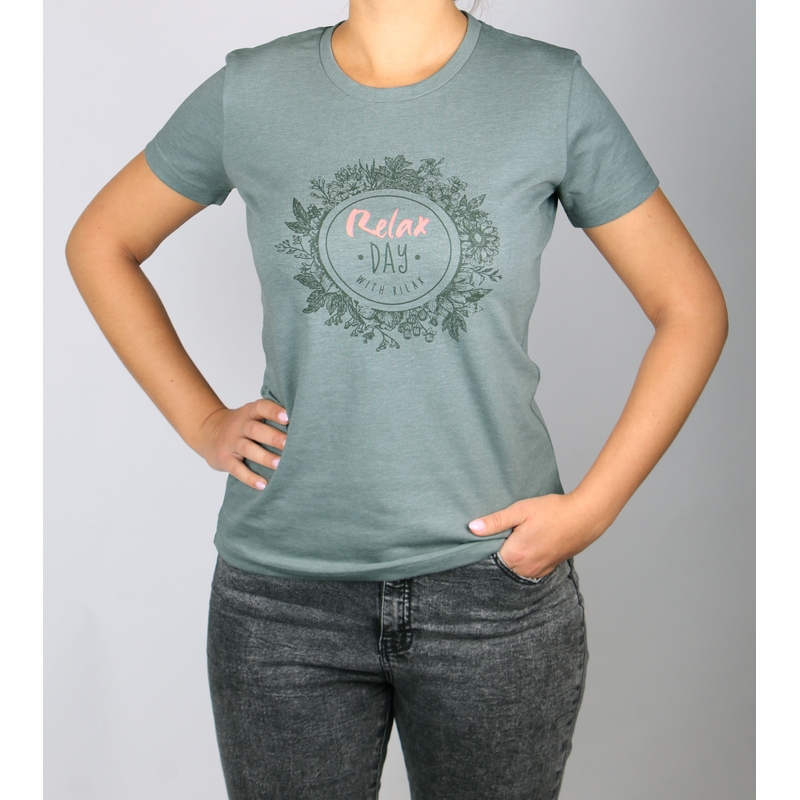 T-shirt femme Rilax Morika vert