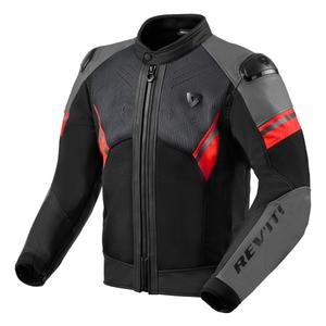 Veste moto Revit Mantis 2 H2O noir-rouge soldes