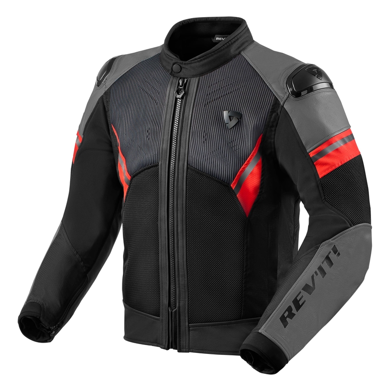 Veste moto Revit Mantis 2 H2O noir-rouge soldes