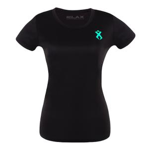 T-shirt fonctionnel pour femmes Rilax Hrama noir