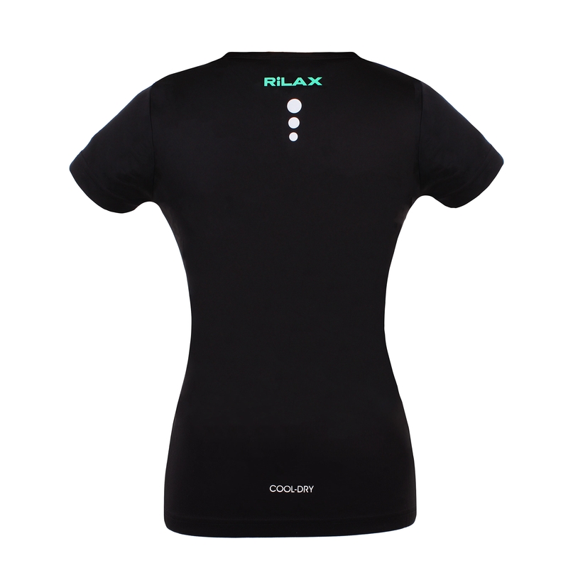 T-shirt fonctionnel pour femmes Rilax Hrama noir