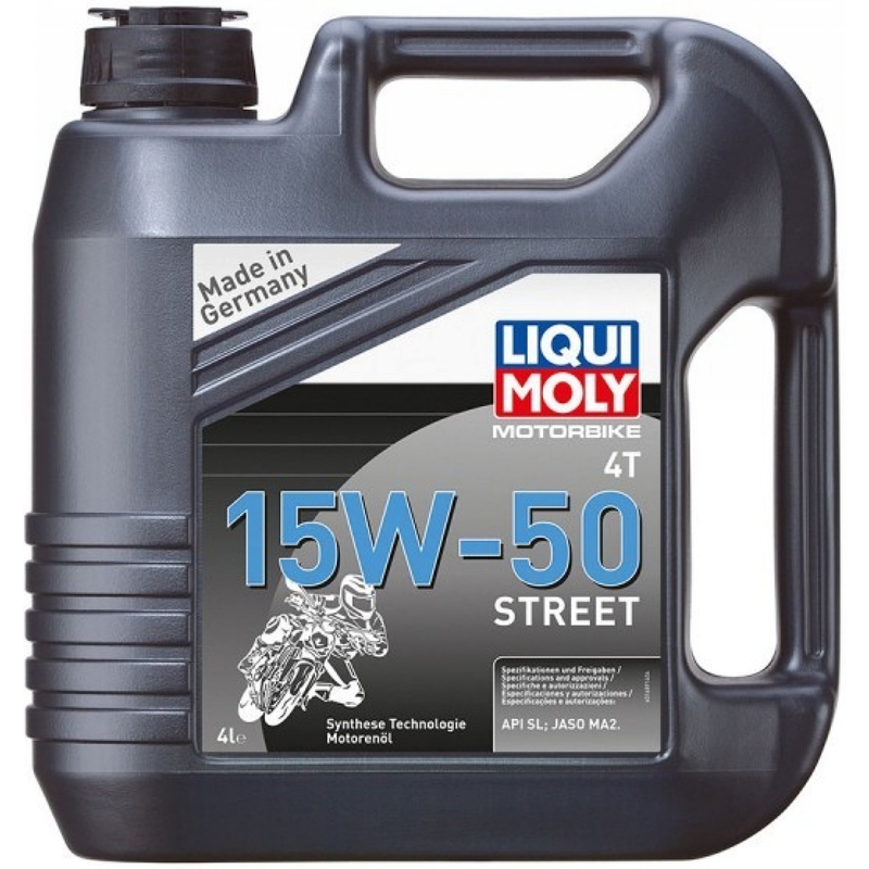 Huile moteur LIQUI MOLY Moto 4T 15W50 Street 4 l