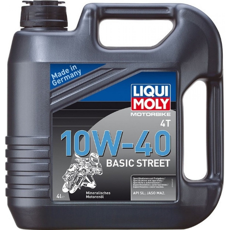 Motorový olej LIQUI MOLY Motorbike 4T 10W40 Basic Street 4 L
