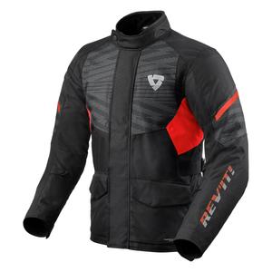 Veste moto Revit Duke H2O noir et rouge soldes
