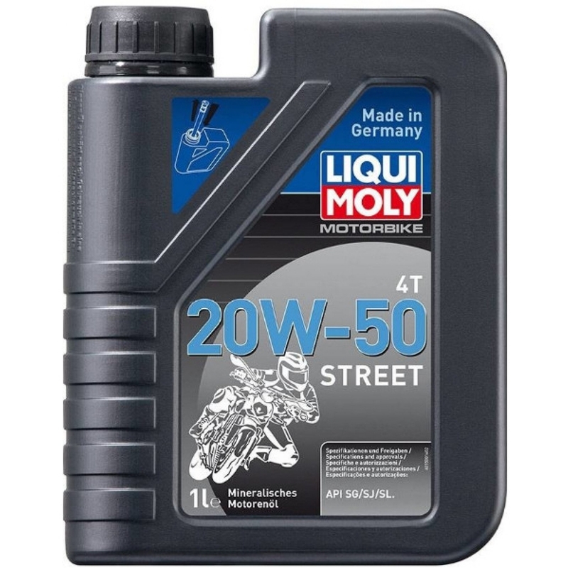 Huile moteur LIQUI MOLY Moto 4T 20W50 Street 1 l