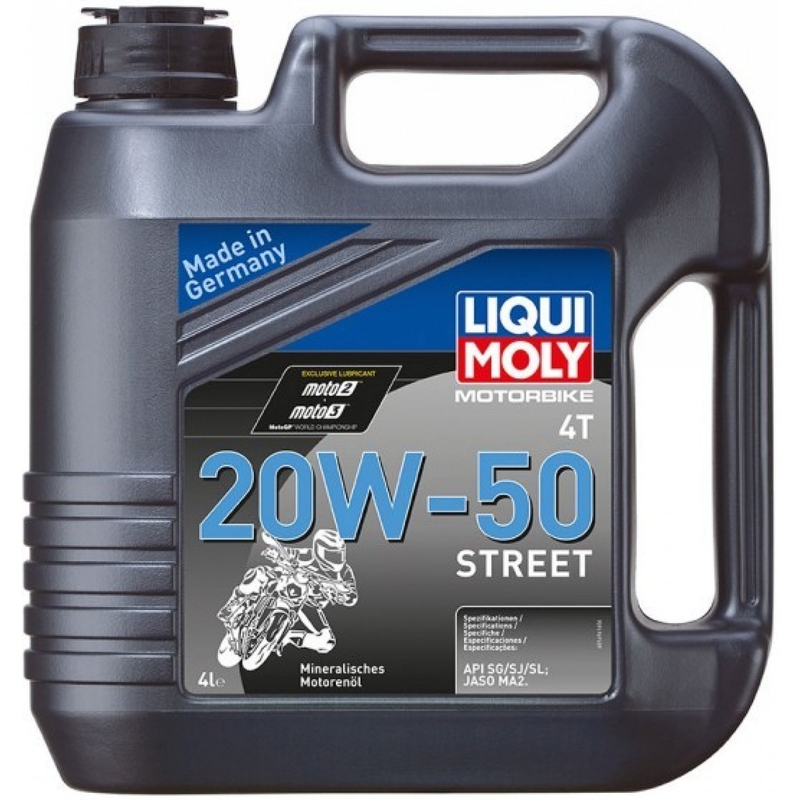 Huile moteur LIQUI MOLY Moto 4T 20W50 Street 4 l