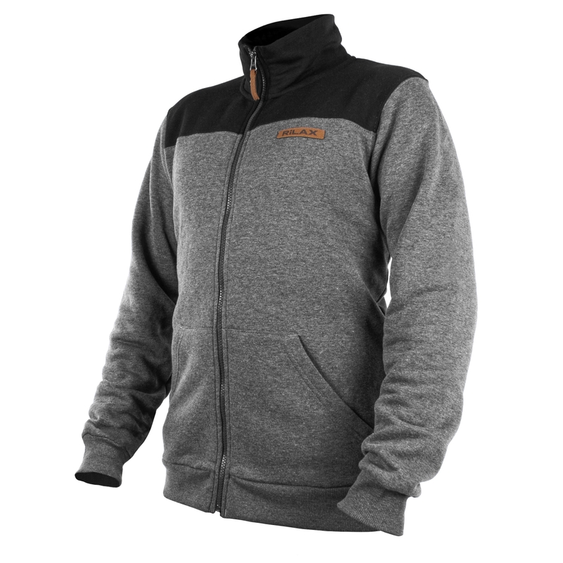 Sweat-shirt Rilax Nerr hommes noir-gris soldes