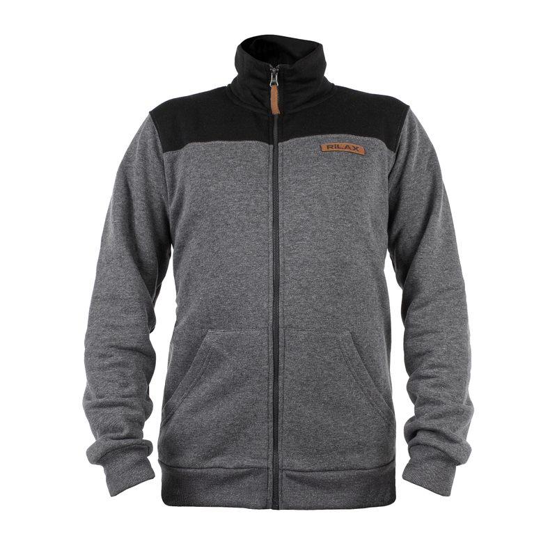 Sweat-shirt Rilax Nerr hommes noir-gris soldes