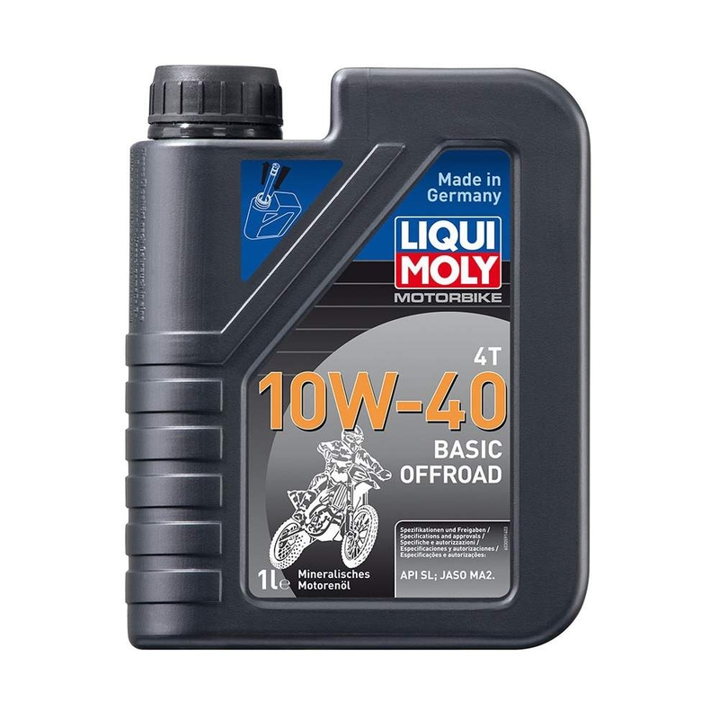 Huile moteur LIQUI MOLY Moto 4T 10W40 Basic Offroad 1 l