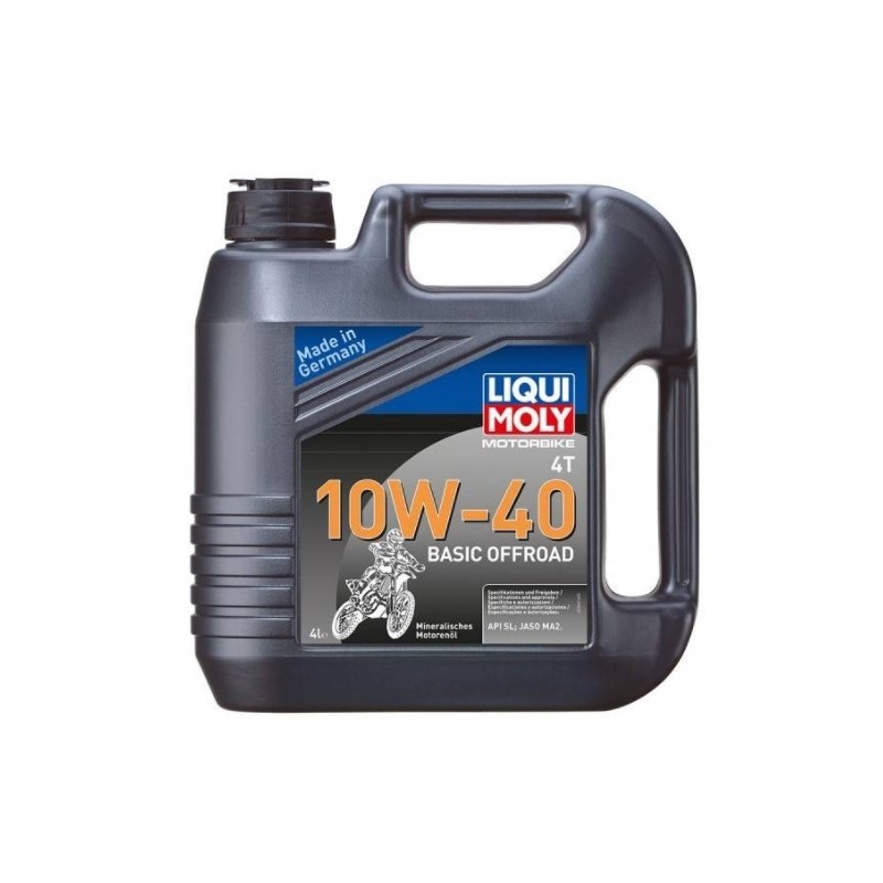 Huile moteur LIQUI MOLY Moto 4T 10W40 Basic Offroad 4 l