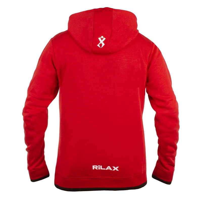 Sweat-shirt hommes Rilax Klob rouge