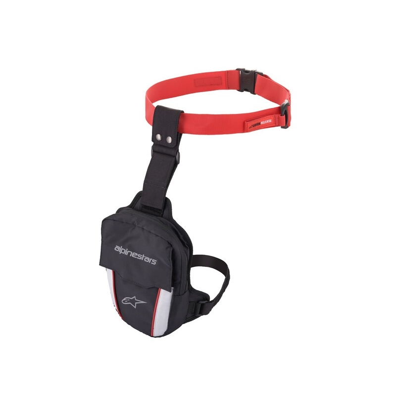 Alpinestars Access thigh pouch noir-rouge-blanc