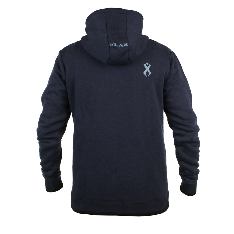 Sweat-shirt hommes Rilax Klob bleu soldes