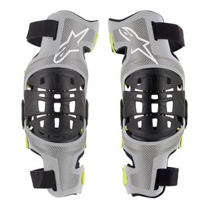Genouillères Alpinestars Bionic-7 jaune fluo argenté
