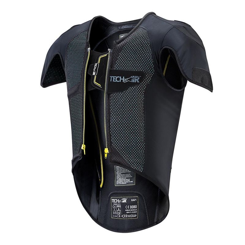 Alpinestars Tech-Air® Race Vest airbag liner black and yellow soldes