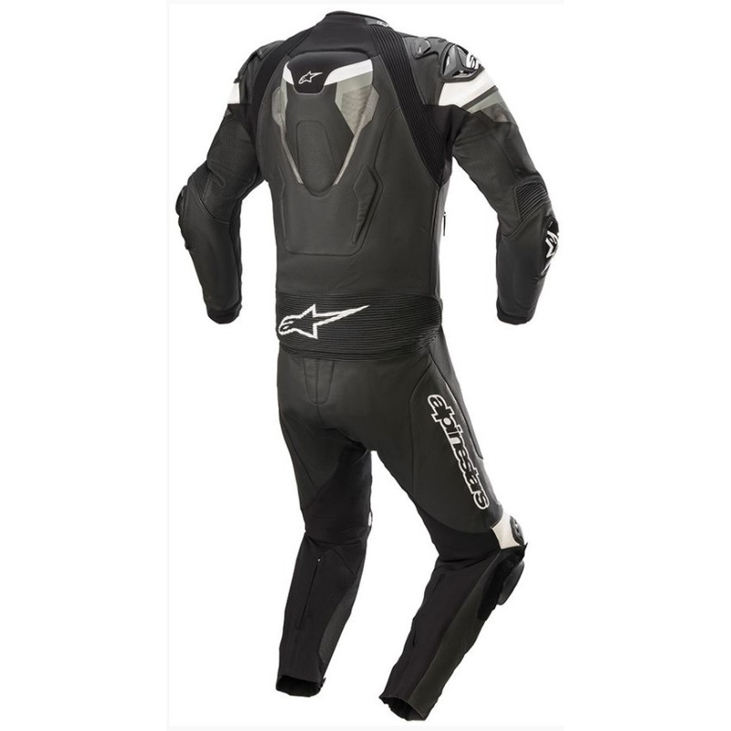 Dvoudílná kombinéza Alpinestars ATEM 4 černo-šedo-bílá