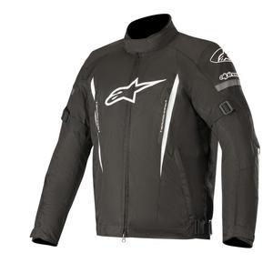 Veste de moto Alpinestars Gunner Waterproof Black and White
