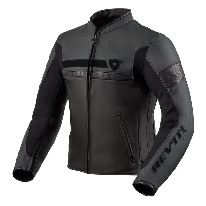 Veste de moto noire Revit Mile soldes