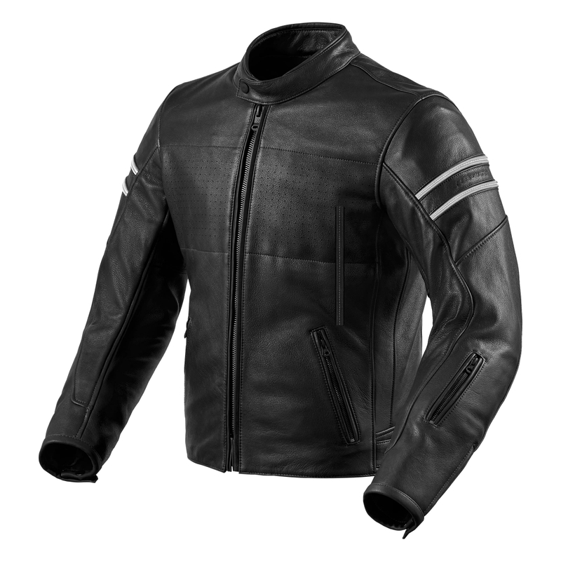 Bunda na motorku Revit Stride černá výprodej