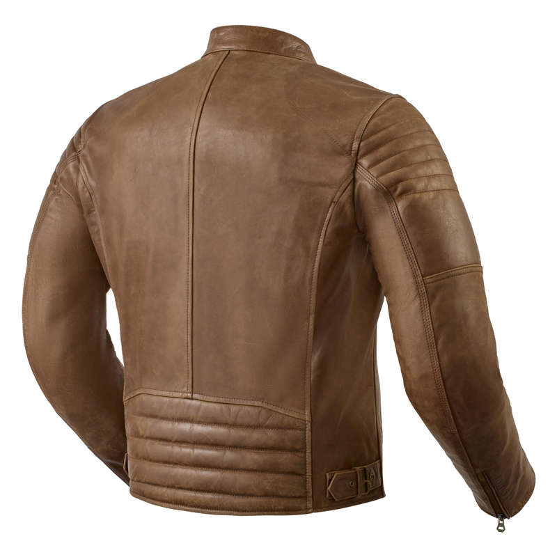 Soldes veste moto Revit Surgent marron soldes