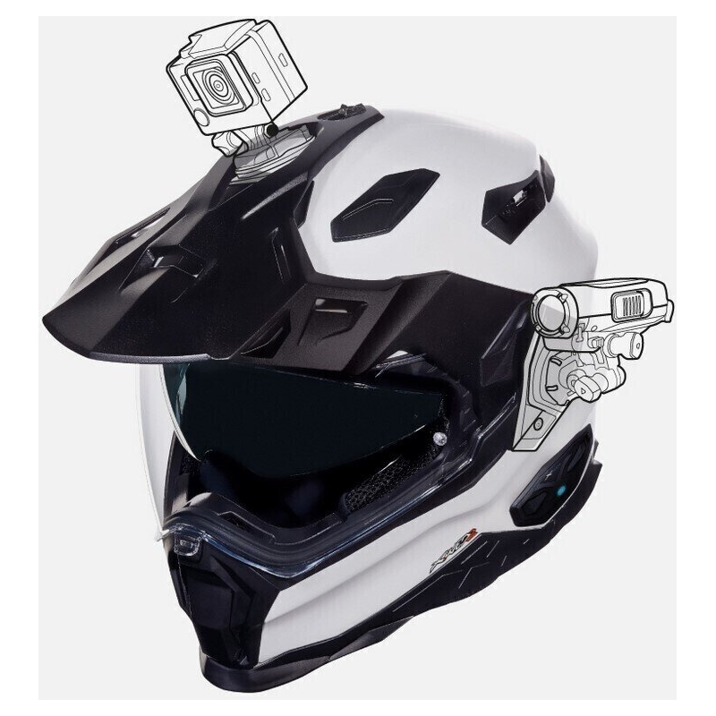 Casque Enduro NEXX X.Wed 2 Plain White soldes