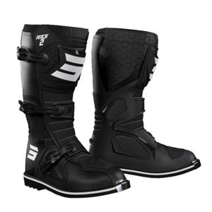 Bottes de moto Shot Race 2 blanc-noir
