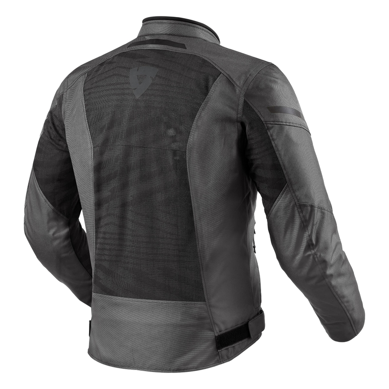 Veste moto Revit Torque 2 H2O noir-gris soldes