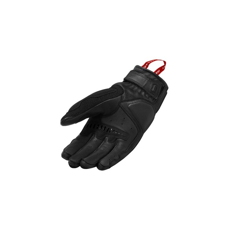 Gants de moto Revit Duty noirs et blancs pour femmes soldes