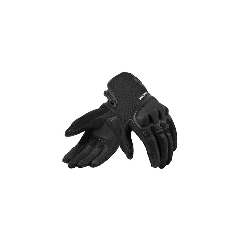 Gants de moto Revit Duty pour femmes, noirs soldes