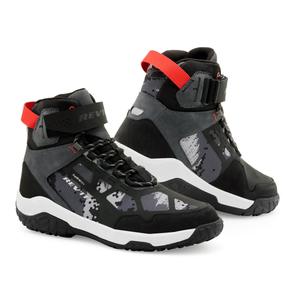 Bottes de moto Revit Descent H2O noir-gris-rouge