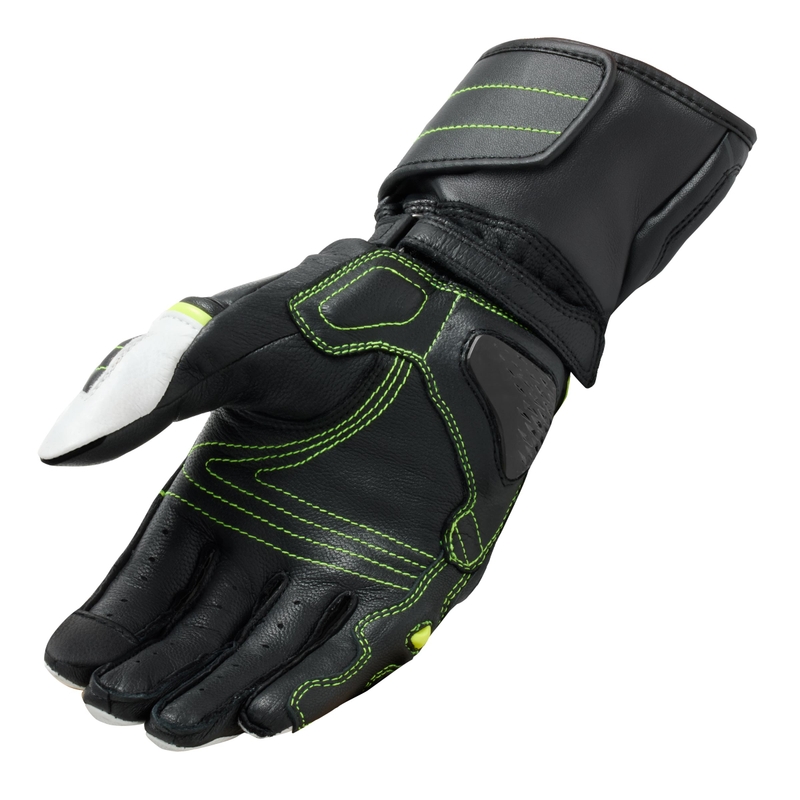 Gants moto Revit RSR 4 noir-jaune fluo