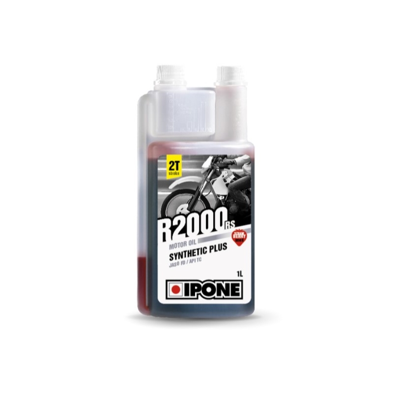 Huile à essence Ipone R200RR (R200RS) 2T synthétique plus 1 l fraise